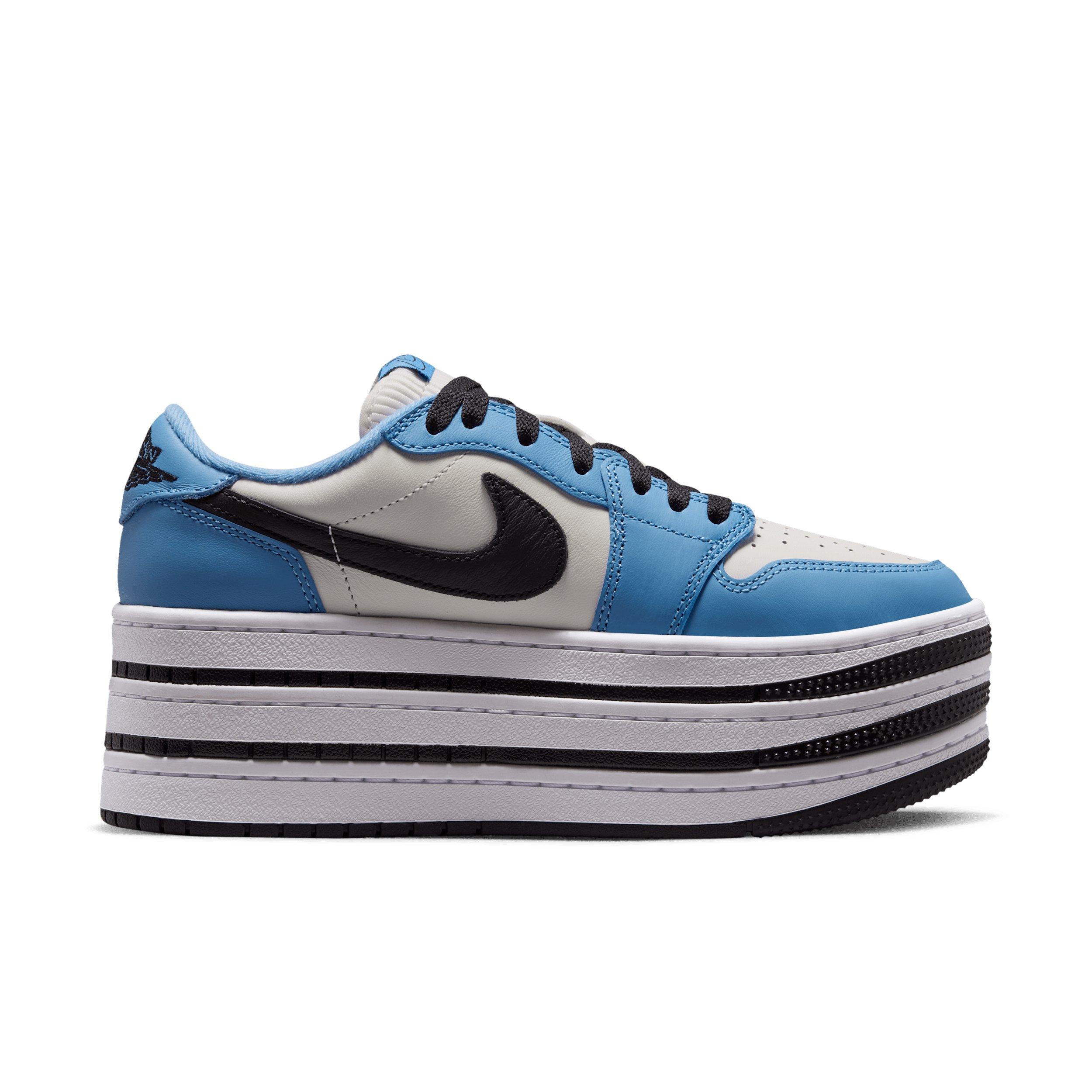 Jordan 1 Triple Stack "Blue Beyond/Black/White" Women's Shoe - BLUE/BLACK/WHITE